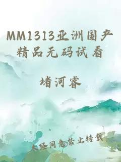 MM1313亚洲国产精品无码试看